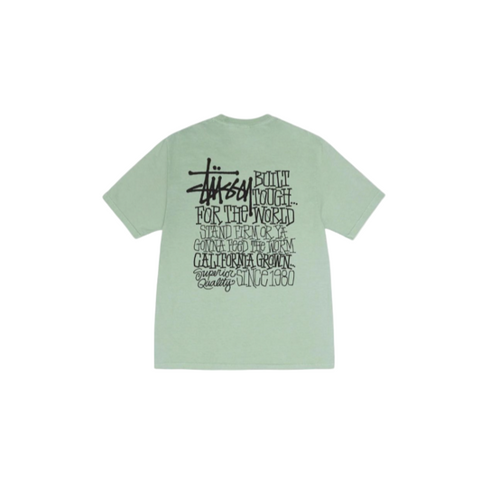 Stussy California Grown Tee Pigment Dyed Granite