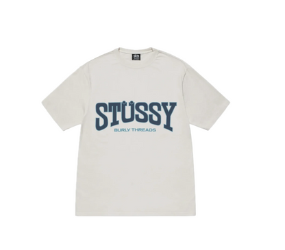 Stussy Burly Threads Tee Pigment Dyed Natural