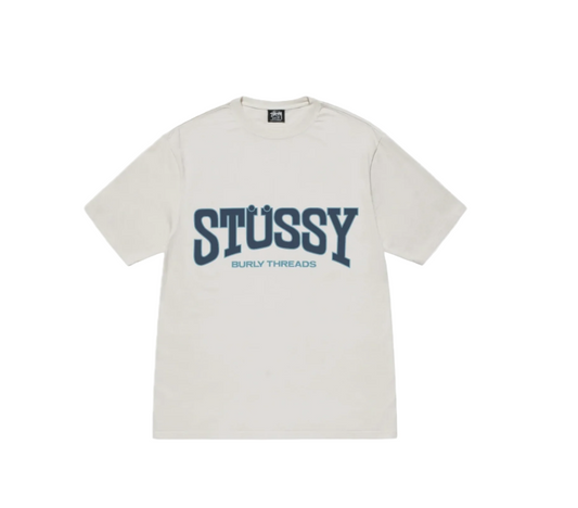Stussy Burly Threads Tee Pigment Dyed Natural