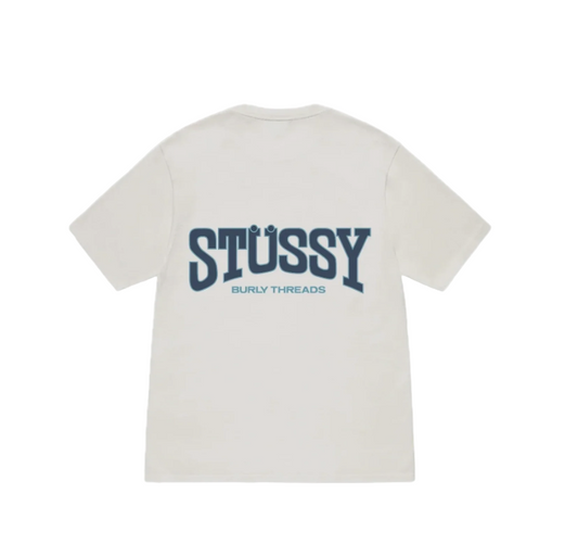 Stussy Burly Threads Tee Pigment Dyed Natural