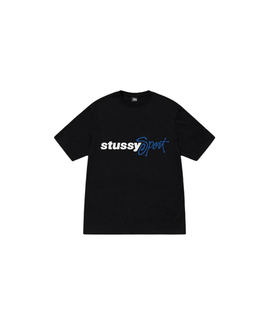 Stussy Sport Script Tee Black