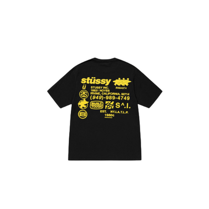 Stussy DNA Tee Pigment Dyed Black (FW24)