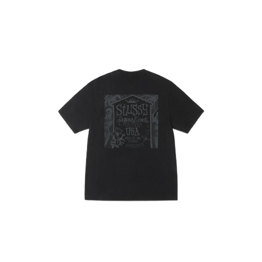 Stussy Beach House Tee Pigment Dyed Black