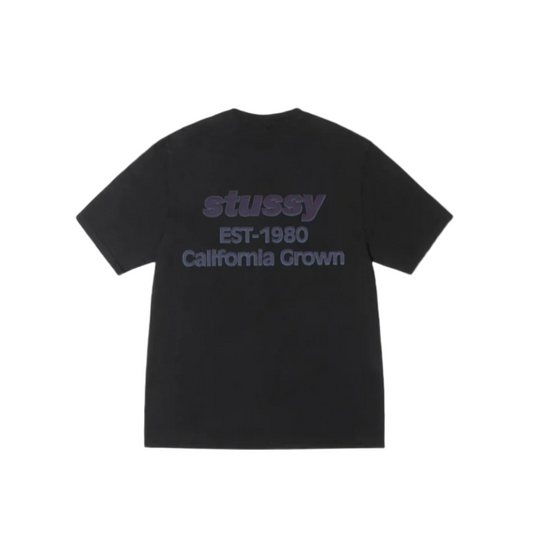 Stussy California Grown Tee Pigment Dyed Black