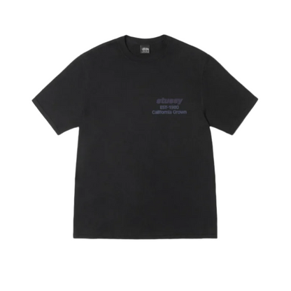 Stussy California Grown Tee Pigment Dyed Black