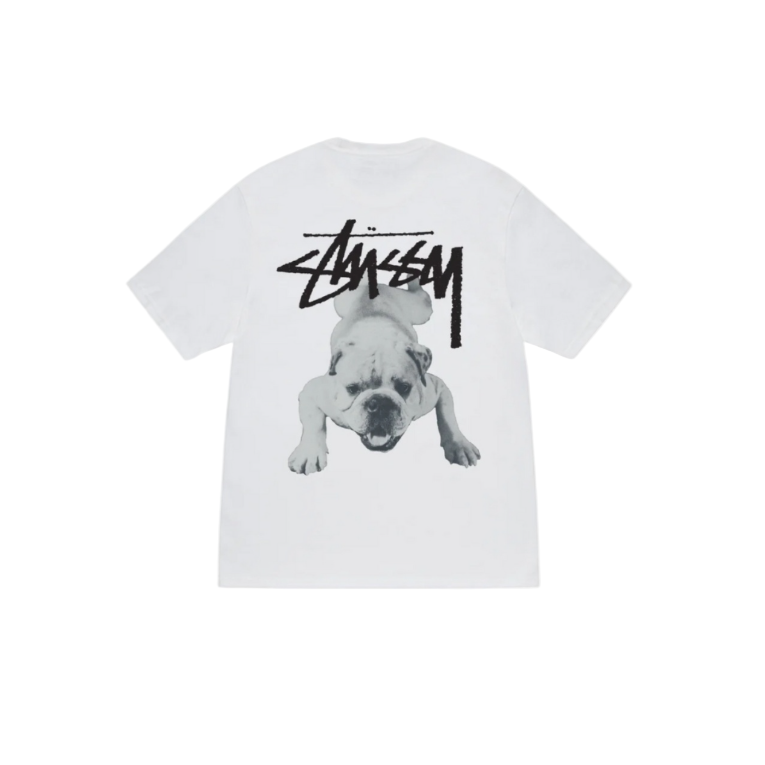 Stussy Stock Dog Tee White