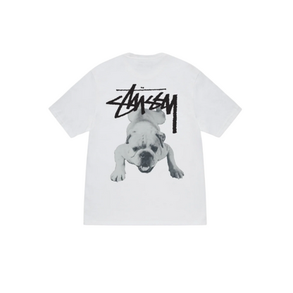 Stussy Stock Dog Tee White
