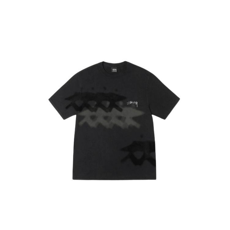 Stussy Low Tide Tee Pigment Dyed Black