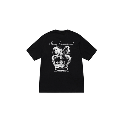 Stussy Dog Crown Tee Black