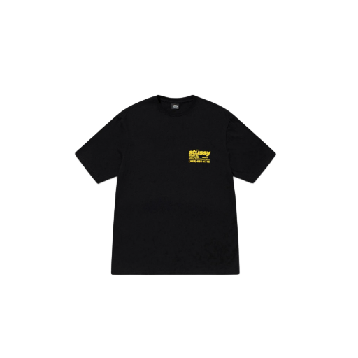 Stussy DNA Tee Pigment Dyed Black (FW24)