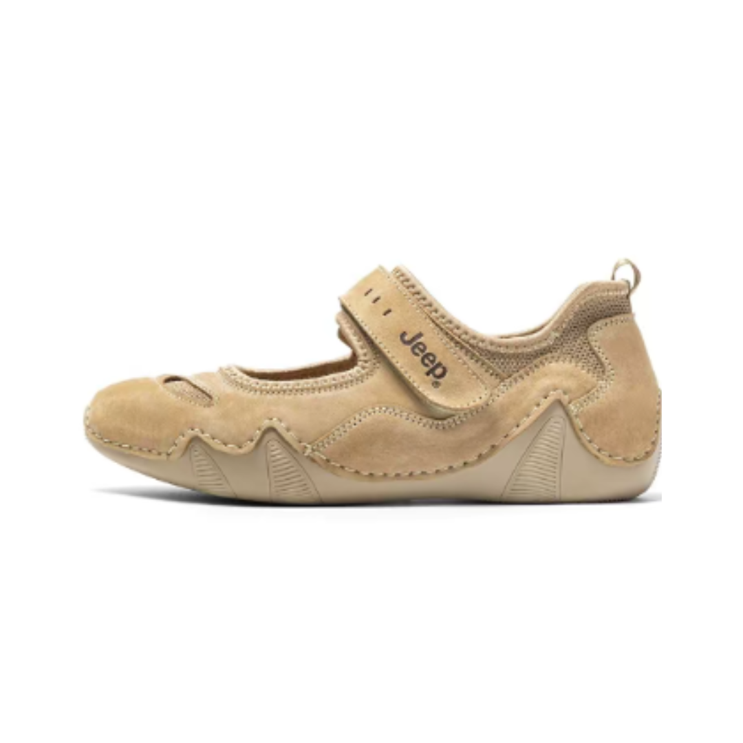 Jeep Mary Jane Shoes Brown