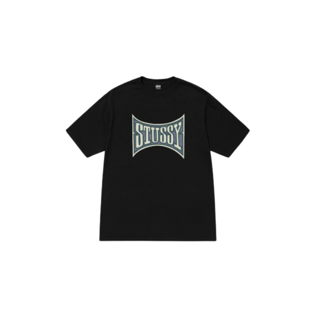 Stussy Champion Pigment Dyed T-Shirt Black