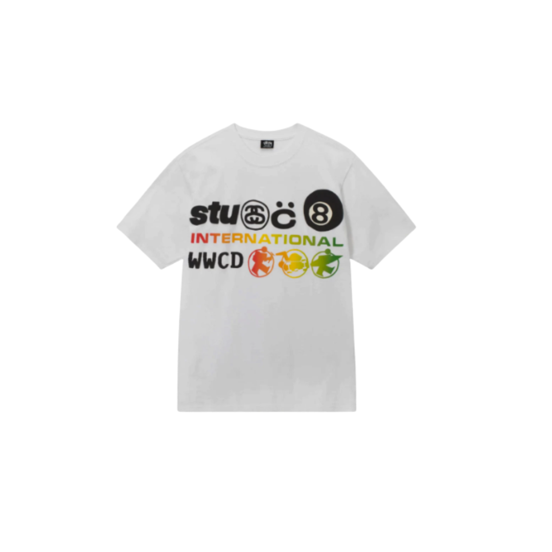 Stussy x Cactus Plant Flea Market International T-Shirt White