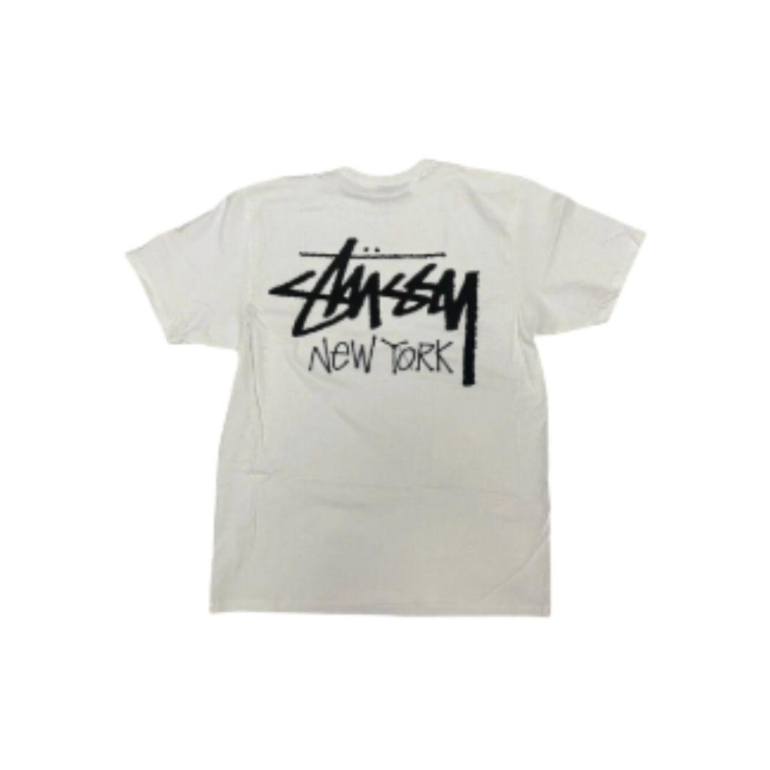 Stussy Stock New York Tee White