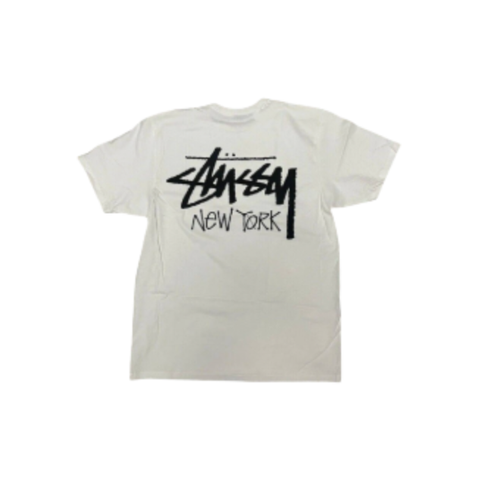 Stussy Stock New York Tee White